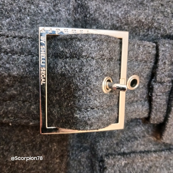 Laundry X Shelli Segal Wool/Faux Fur Parka Military Jacket Size 14 for Women - Picture 2 of 10